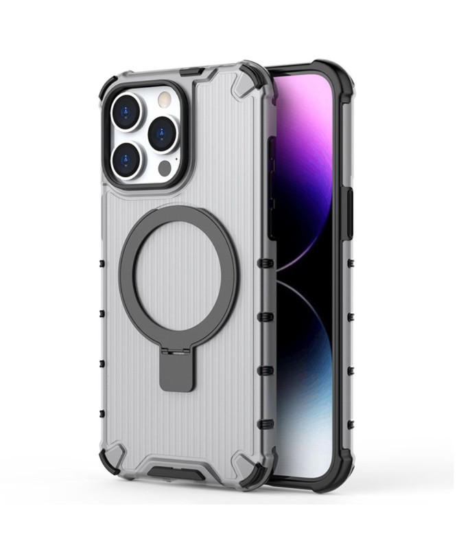 Coque iPhone 12 Pro Max Design à Rayures avec Anneau