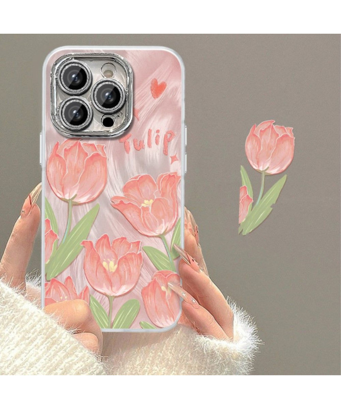 Coque iPhone 12 Pro Max Motif Tulipe