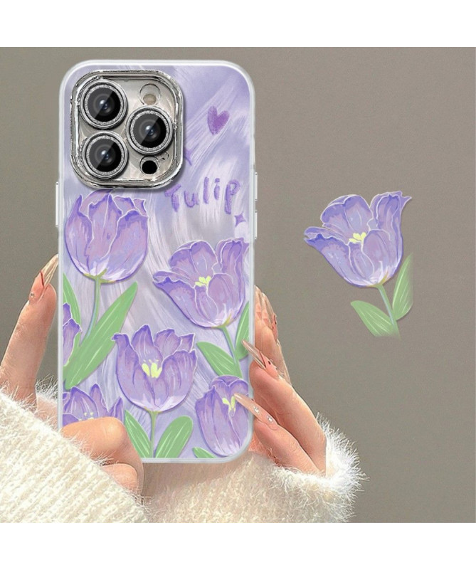 Coque iPhone 12 Pro Max Motif Tulipe