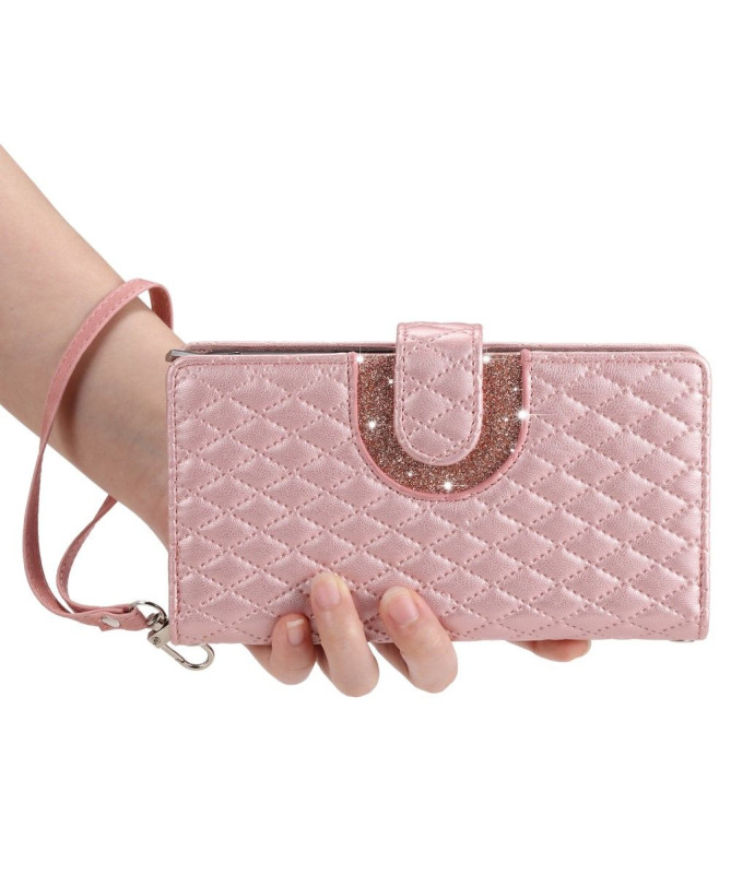 Housse iPhone 15 Plus Matelassée et Fermeture Éclair