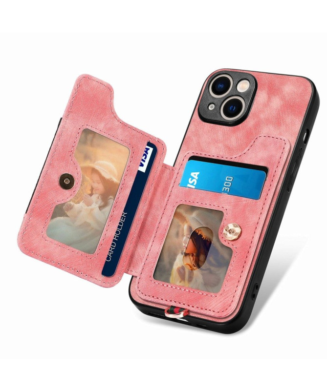 Coque iPhone 15 Plus avec Fentes et Anneau