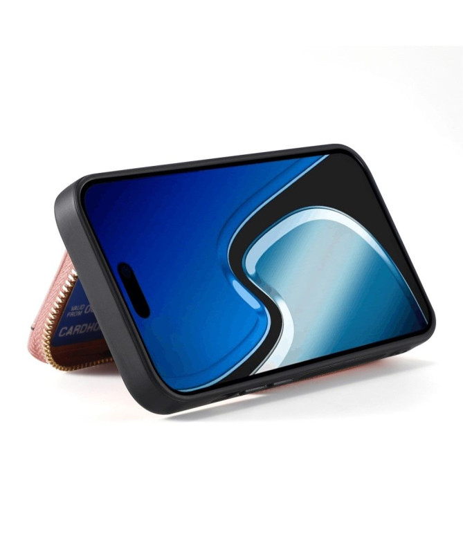 Coque iPhone 15 Plus Portefeuille à Cordon