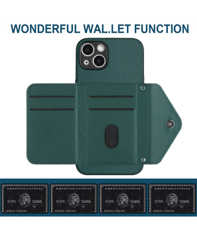 Coque iPhone 15 Plus porte-cartes Series-8