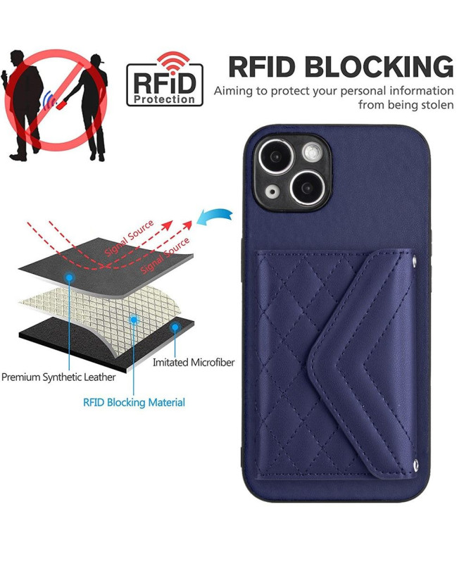 Coque iPhone 15 Plus porte-cartes Series-8
