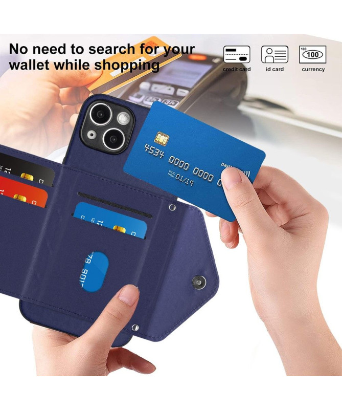 Coque iPhone 15 Plus porte-cartes Series-8
