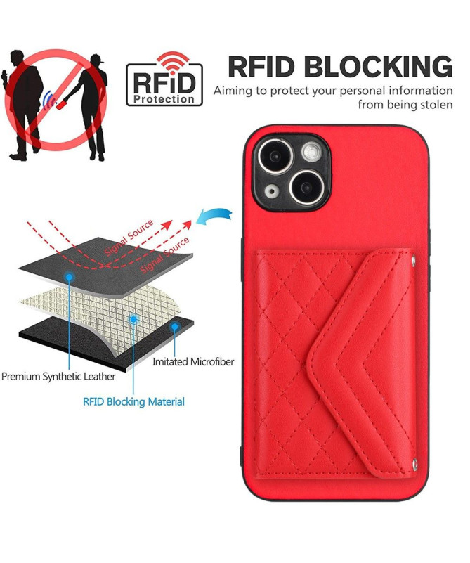 Coque iPhone 15 Plus porte-cartes Series-8