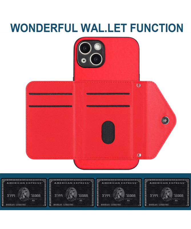 Coque iPhone 15 Plus porte-cartes Series-8