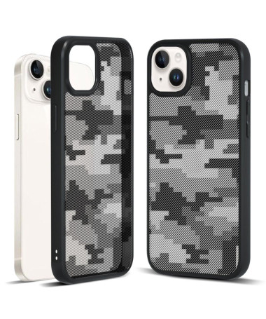 Coque iPhone 15 Plus camouflage pixel