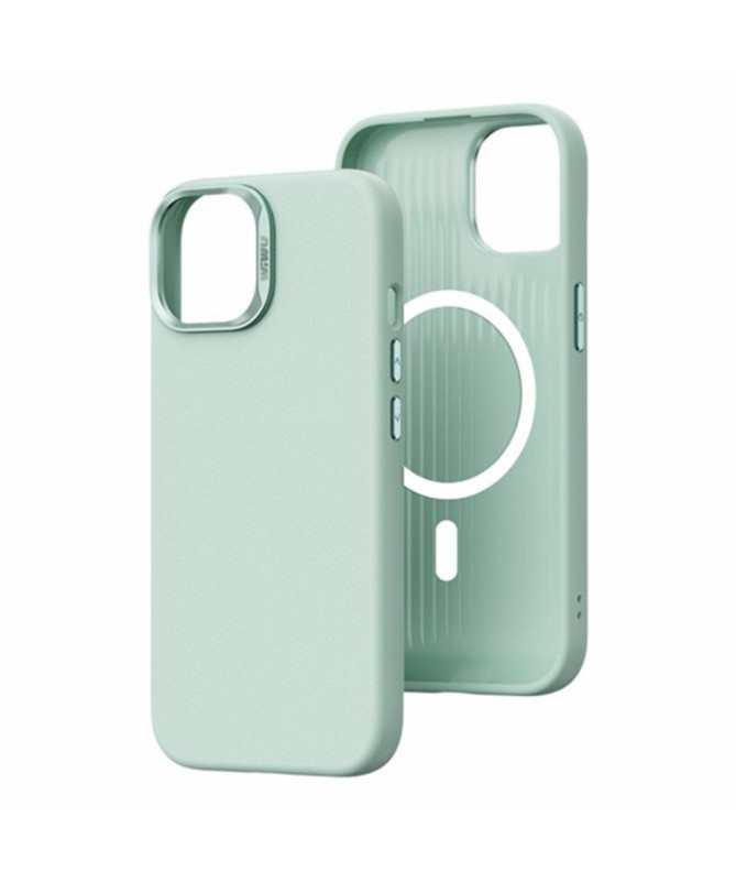 Coque iPhone 15 Plus Simili Cuir SP-019 - Compatible MagSafe