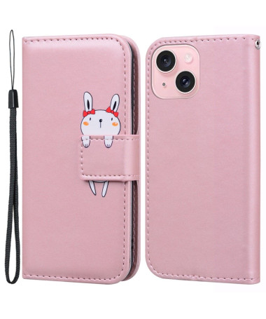 Housse iPhone 15 Plus - Lapin joueur