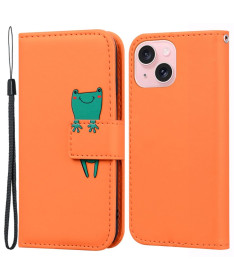 Housse iPhone 15 Plus - Grenouille joyeuse