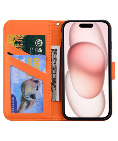 Housse iPhone 15 Plus - Grenouille joyeuse