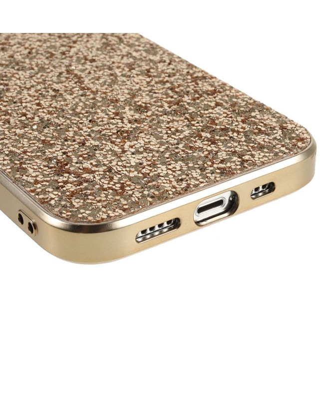 Coque iPhone 15 Plus Paillettes Glamour