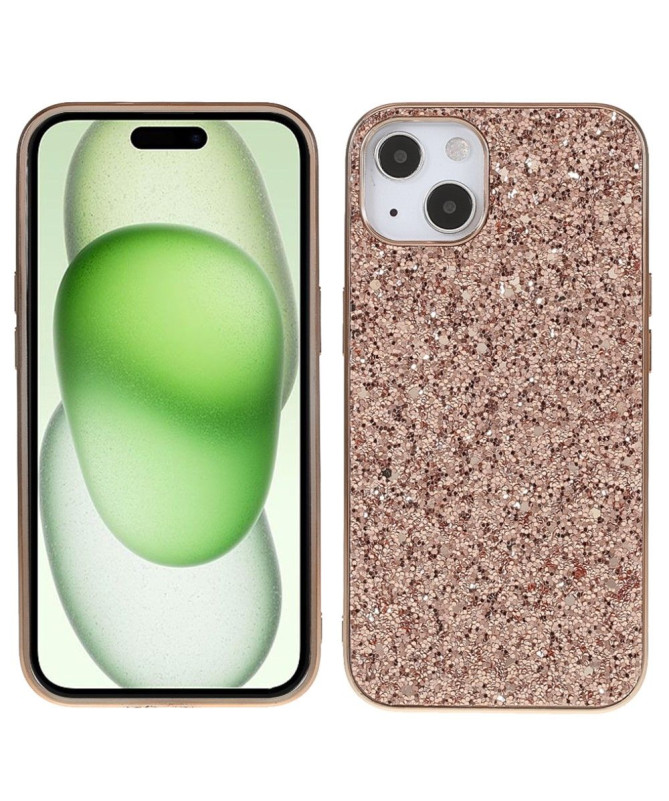 Coque iPhone 15 Plus Paillettes Glamour
