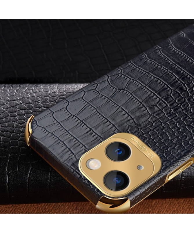 Coque iPhone 15 Plus Texture Crocodile
