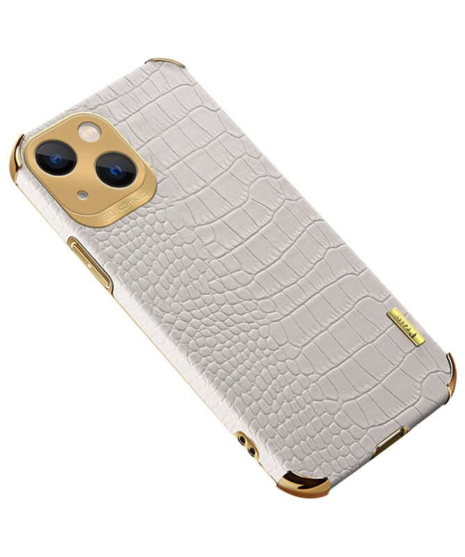 Coque iPhone 15 Plus Texture Crocodile