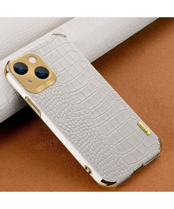 Coque iPhone 15 Plus Texture Crocodile