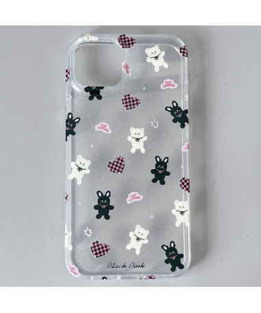 Coque iPhone 14 Playful Hearts & Critters