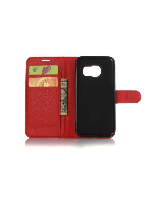 Housse Samsung Galaxy S7 Portefeuille Style Cuir