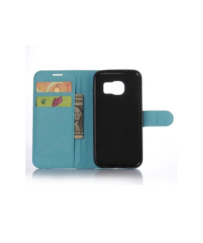 Housse Samsung Galaxy S7 Portefeuille Style Cuir