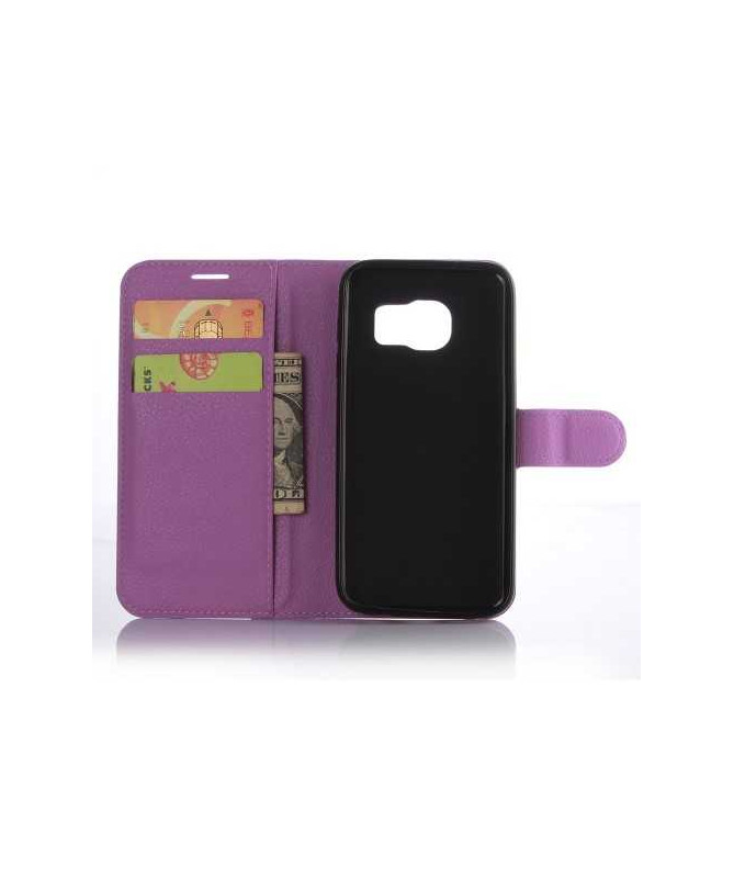 Housse Samsung Galaxy S7 Portefeuille Style Cuir