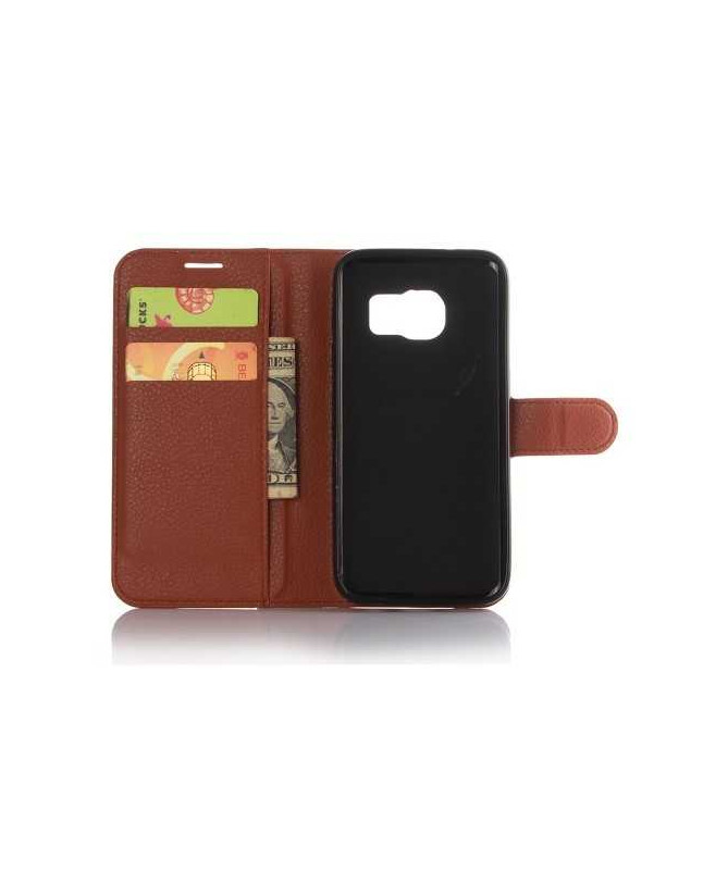 Housse Samsung Galaxy S7 Portefeuille Style Cuir