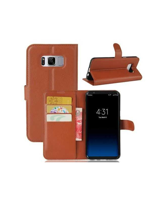 Housse Samsung Galaxy S8 Portefeuille Style Cuir