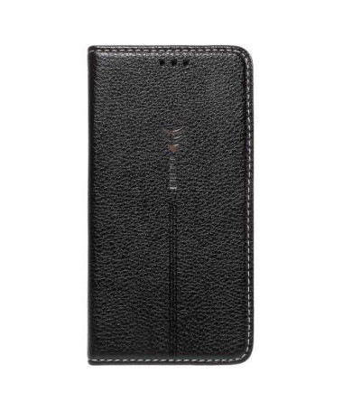 Housse Samsung Galaxy S7 Cuir texture litchi - Noir