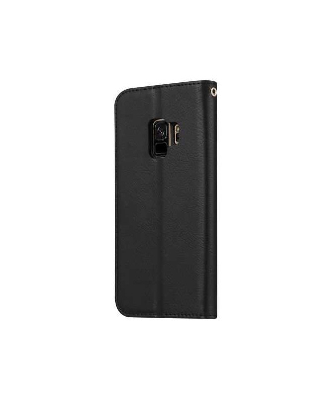 Housse Samsung Galaxy S9 Leather Wallet - Noir