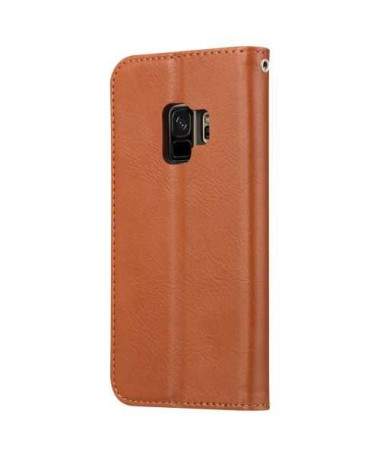 Housse Samsung Galaxy S9 Leather Wallet - Marron