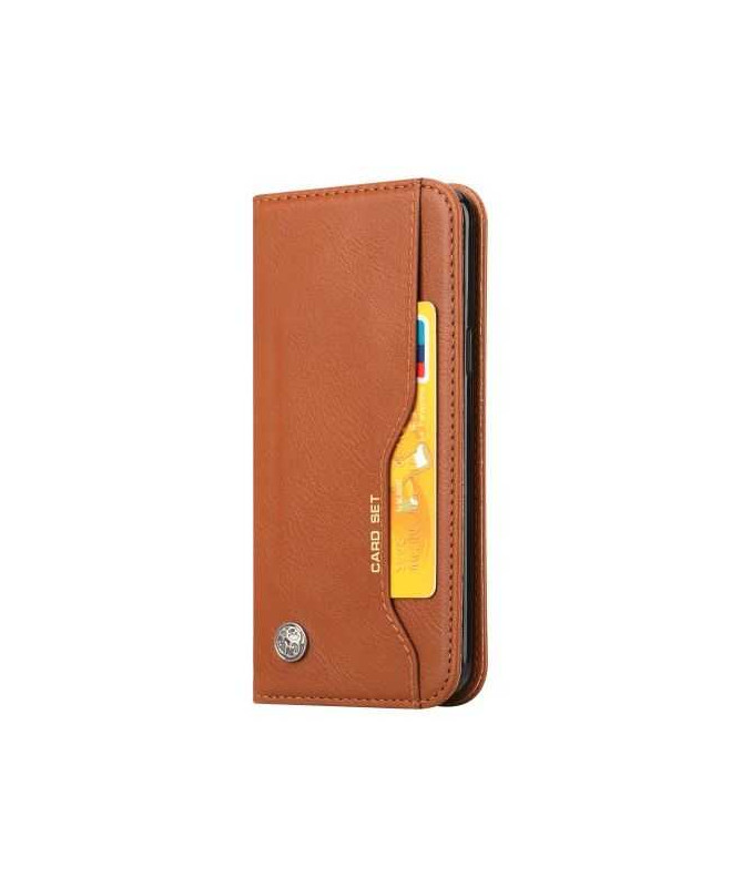 Housse Samsung Galaxy S9 Leather Wallet - Marron