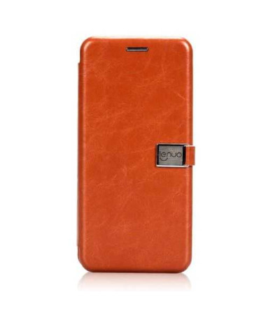 Housse Samsung Galaxy S9 LENUO Simili Cuir Premium - Marron