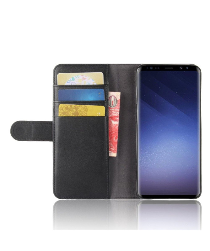 Samsung Galaxy S9 Plus - Housse cuir premium porte cartes