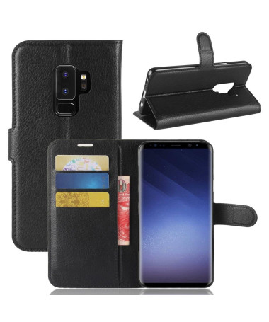 Samsung Galaxy S9 Plus - Housse style cuir porte cartes