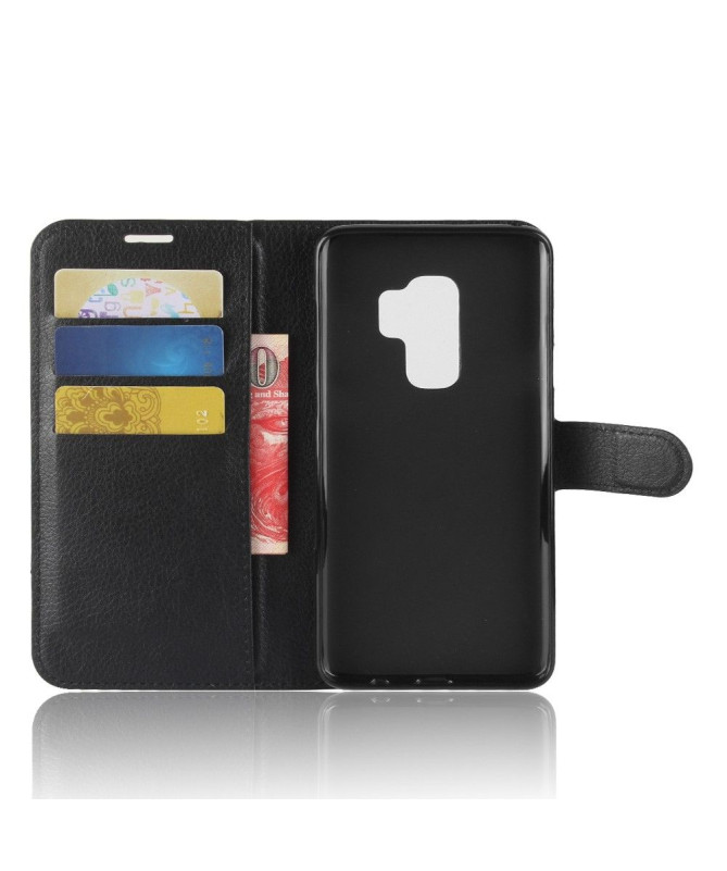 Samsung Galaxy S9 Plus - Housse style cuir porte cartes