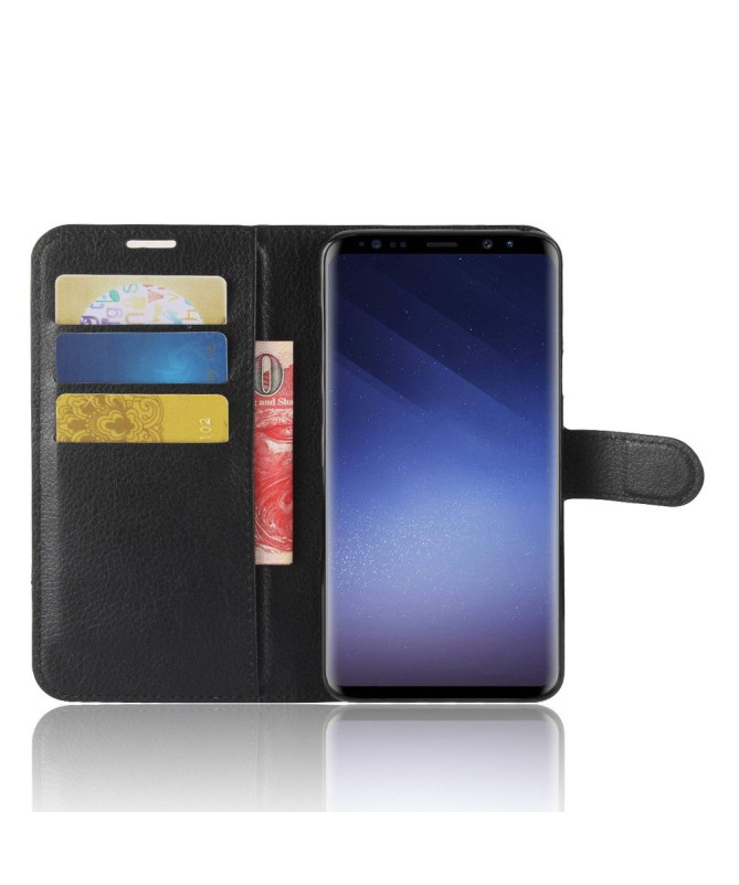 Samsung Galaxy S9 Plus - Housse style cuir porte cartes