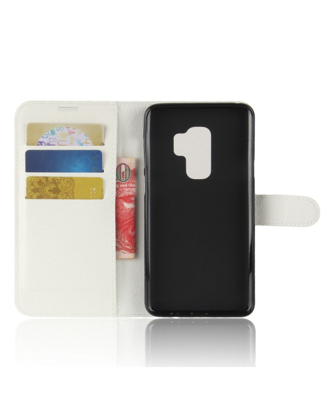 Samsung Galaxy S9 Plus - Housse style cuir porte cartes