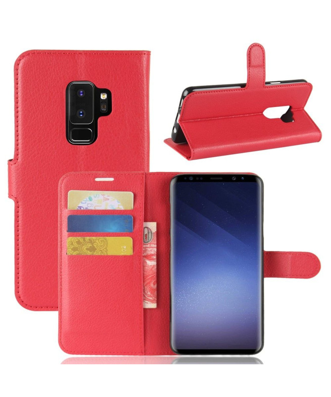 Samsung Galaxy S9 Plus - Housse style cuir porte cartes