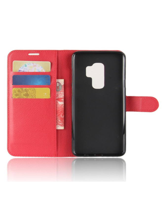 Samsung Galaxy S9 Plus - Housse style cuir porte cartes