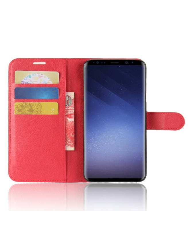 Samsung Galaxy S9 Plus - Housse style cuir porte cartes