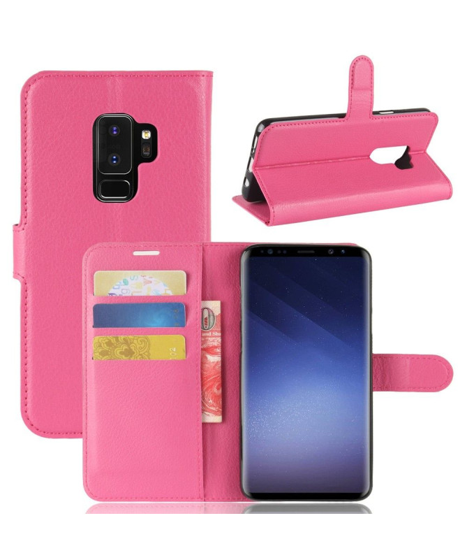Samsung Galaxy S9 Plus - Housse style cuir porte cartes