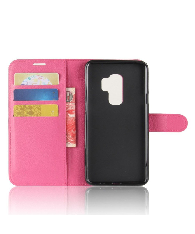 Samsung Galaxy S9 Plus - Housse style cuir porte cartes