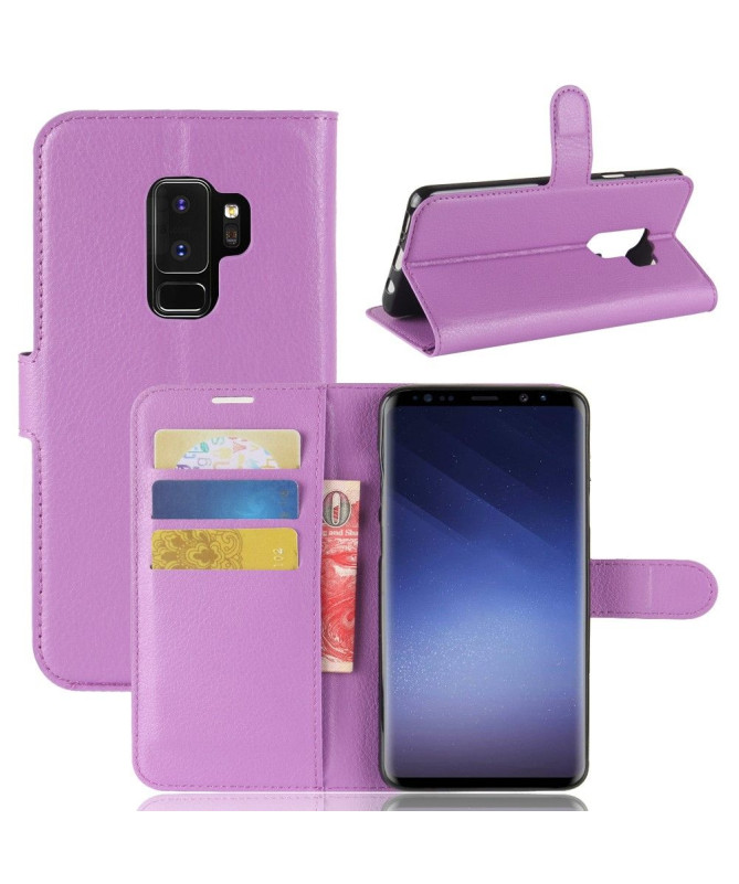 Samsung Galaxy S9 Plus - Housse style cuir porte cartes