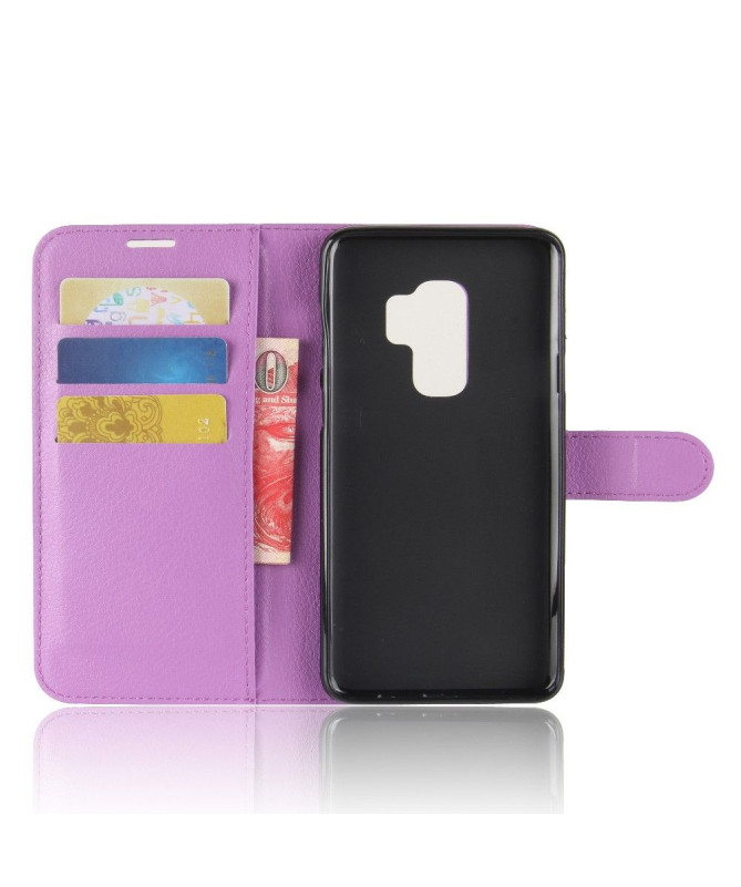 Samsung Galaxy S9 Plus - Housse style cuir porte cartes
