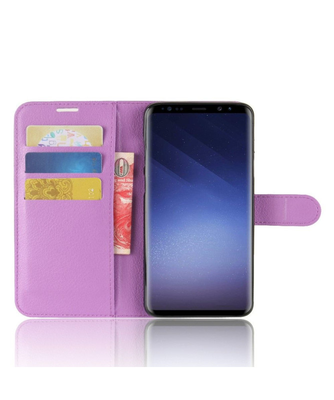 Samsung Galaxy S9 Plus - Housse style cuir porte cartes