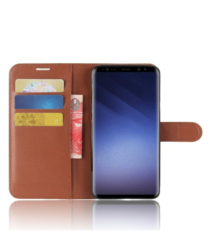 Samsung Galaxy S9 Plus - Housse style cuir porte cartes