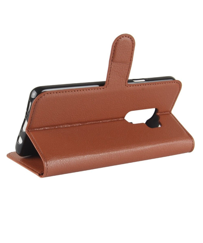 Samsung Galaxy S9 Plus - Housse style cuir porte cartes