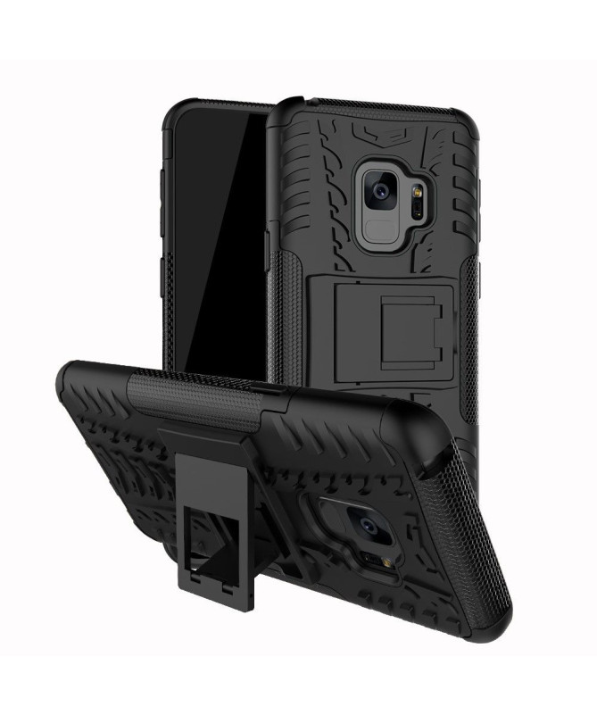 Coque Samsung Galaxy S9 Plus antidérapante avec support intégré