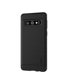 Coque Samsung Galaxy S10 gel brossé Mofi