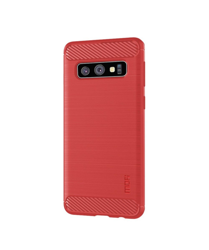 Coque Samsung Galaxy S10 gel brossé Mofi